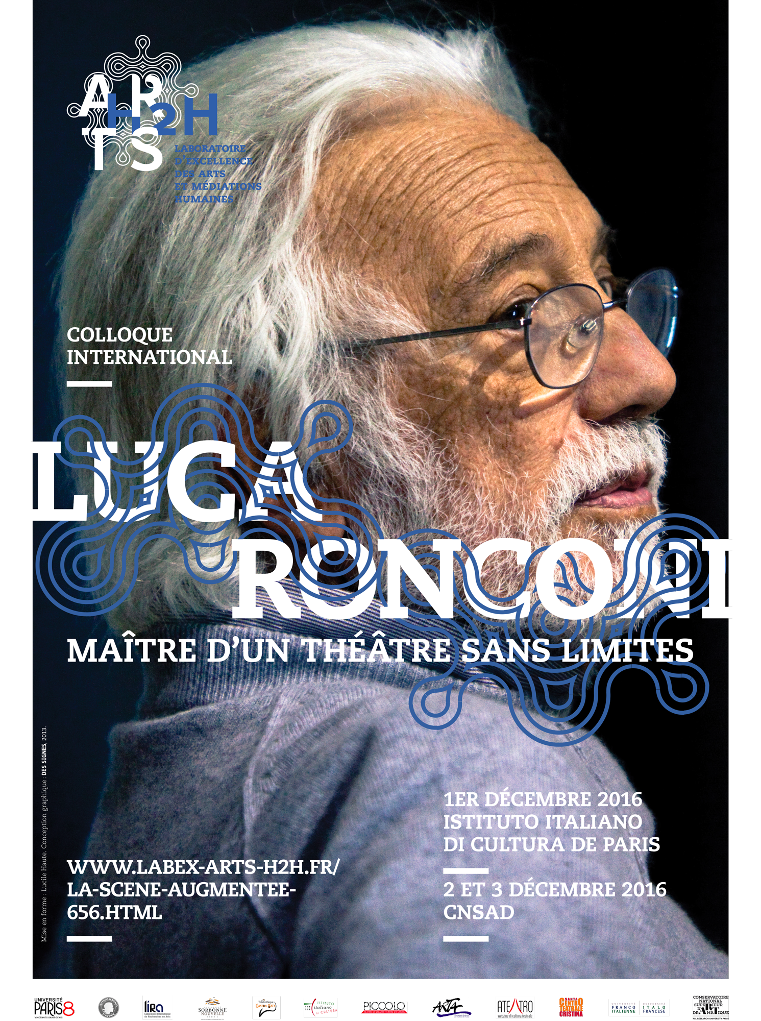 LUCA RONCONI MAITRE D'UN THEATRE SANS LIMITES 1.12.2016